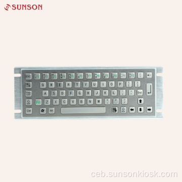 Metal Keyboard nga adunay Touch Pad